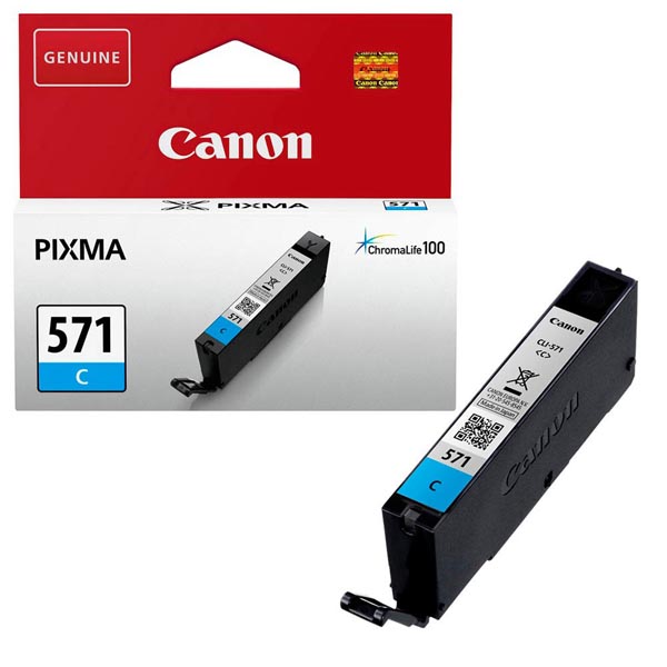 ГЛАВА ЗА CANON PIXMA MG 5700/5750/5751/5752/5753/6800/6850/6851/6852/6853/7700/7750/7751/7752/7753/TS-Serie 5055/6052/5050/5051/5052/6050/6051/8050/8051/8052/8053/9050/9051/9052/9055 - Cyan - ink tank - /571/ - CLI-571C (CLI571C) - P№ 0386C001