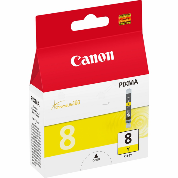 ГЛАВА ЗА CANON PIXMA iP 4200/5200/5200R/6600D/ MP 500/800 - Yellow ink tank - CLI-8Y - P№ 0623B001 - `13 ml`