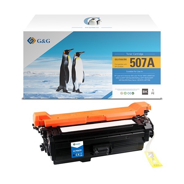 КАСЕТА ЗА HP COLOR LASER JET Enterprise 500/M551 - /507A/ - Black - CE400A  - P№ NT-CH507QFBK - G&G