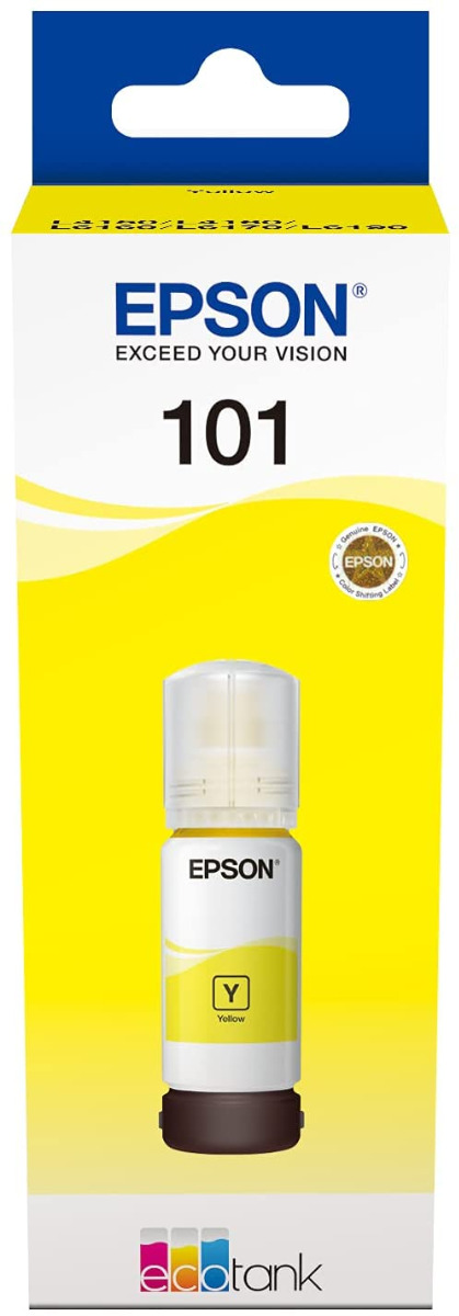 БУТИЛКА МАСТИЛО ЗА EPSON L4150/L4160/L6160/L6170/L6190 - /101/ -  EcoTank - Yellow - Ink Bottle - P№ C13T03V44A