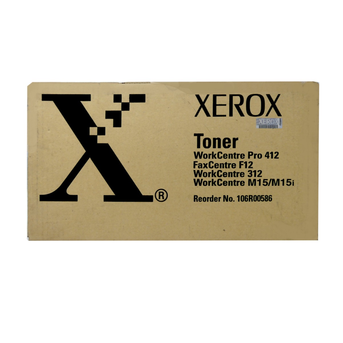 TОНЕР КАСЕТА ЗА XEROX WorkCentre 412/312/M15/M15i/FCF12 - Black - P№ 106R00586