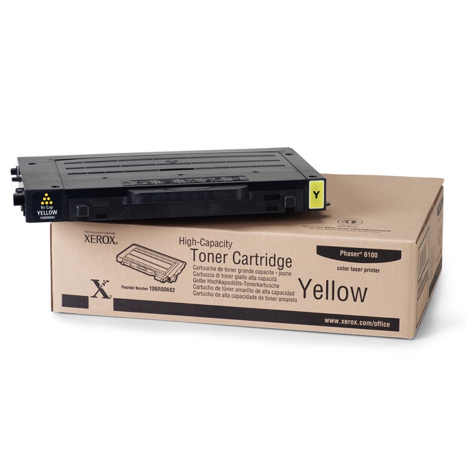 КАСЕТА ЗА XEROX Phaser 6100 - High capacity - Yellow - P№ 106R00682