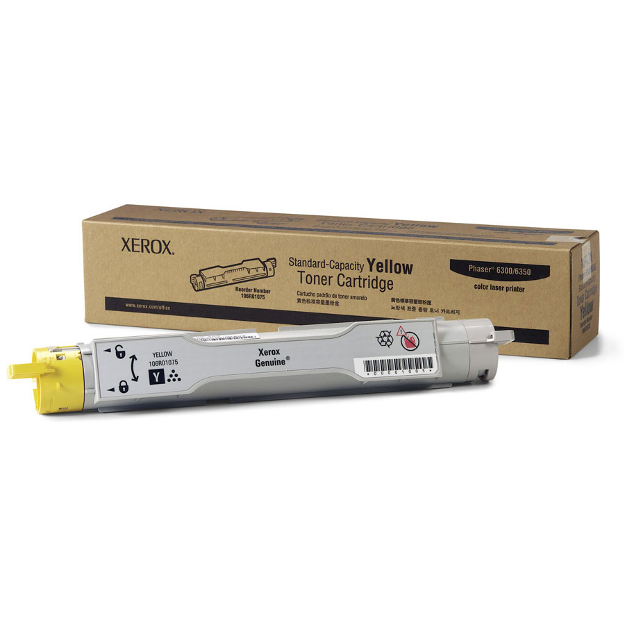 КАСЕТА ЗА XEROX Phaser 6300/6350 - Yellow - PN 106R01075