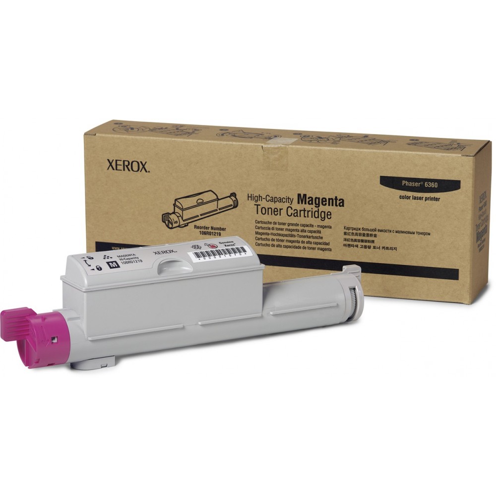 КАСЕТА ЗА XEROX Phaser 6360 - Magenta - HIGH CAPACITY - PN 106R01219