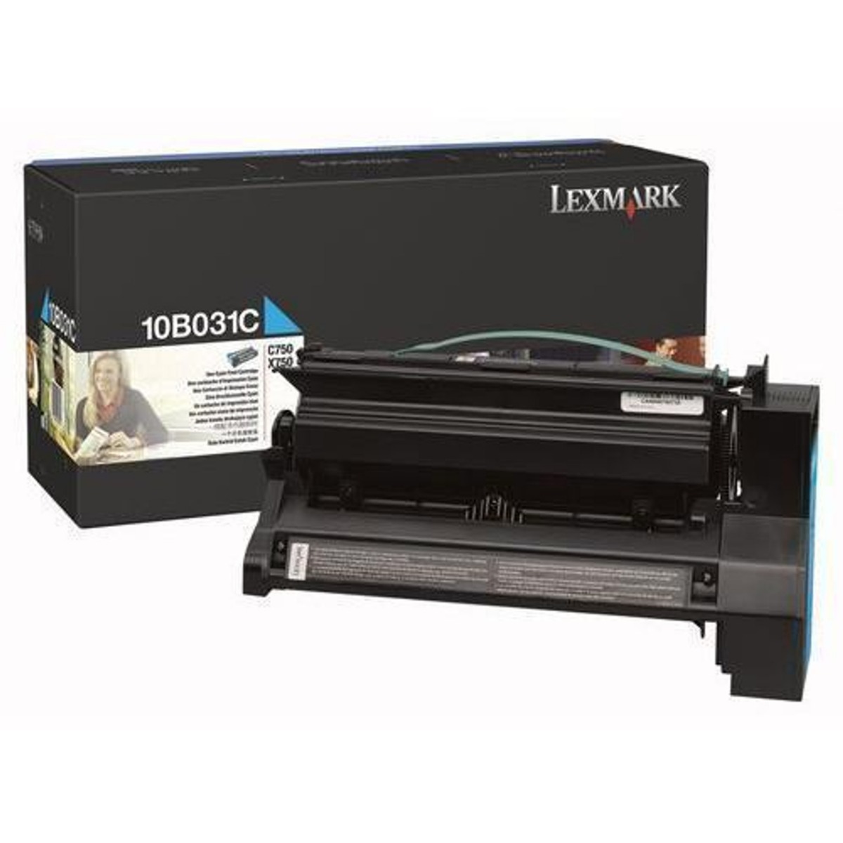 КАСЕТА ЗА LEXMARK C750 - Cyan - OUTLET - PN 10B031C