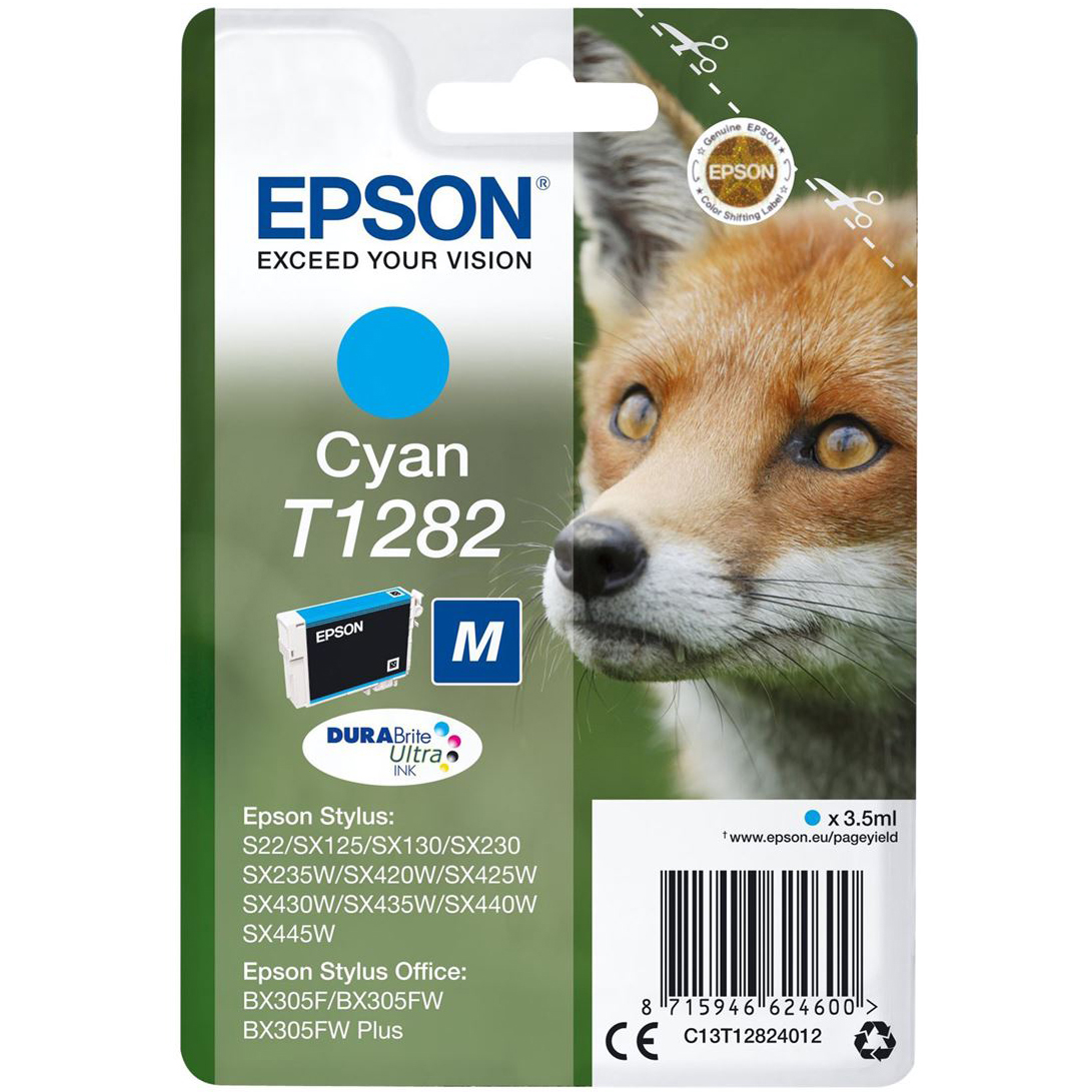 ГЛАВА ЗА EPSON STYLUS S22/SX 125/130/230/235/420W/425W/430W/435W/438W/440W/BX 305F - Cyan - P№ C13T12824010