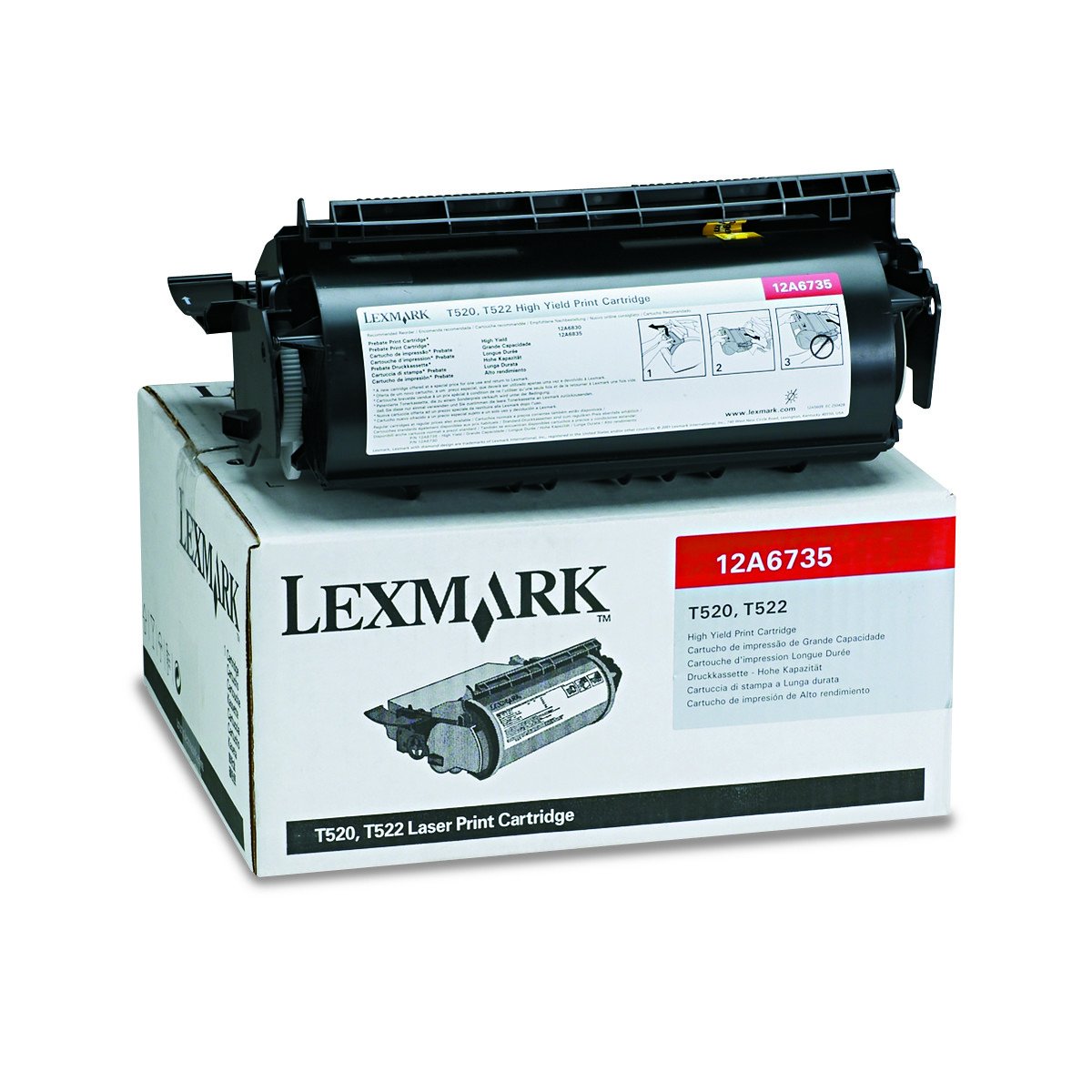 КАСЕТА ЗА LEXMARK OPTRA T520/T522  - Black - OUTLET - PN 12A6735