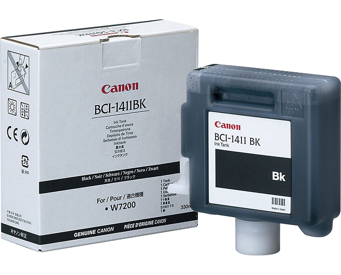 ГЛАВА ЗА CANON W 7200/8200/8400 - Black - ink tank - BCI-1411BK - P№ 7574A001