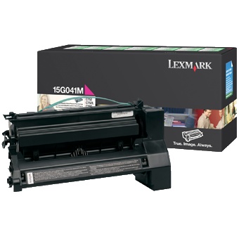 КАСЕТА ЗА LEXMARK C752 - Magenta - Return program cartridge - OUTLET - PN 15G041M