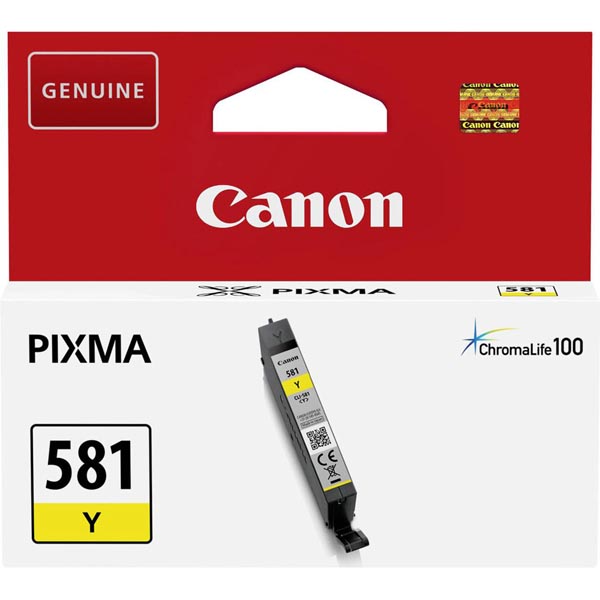 ГЛАВА ЗА CANON PIXMA TR 7550/8550/TS 6150/6151/8150/8151/8152/9150/9155 - Yellow  - ink tank - /581/ - CLI-581Y (CLI581Y) - P№ 2105C001