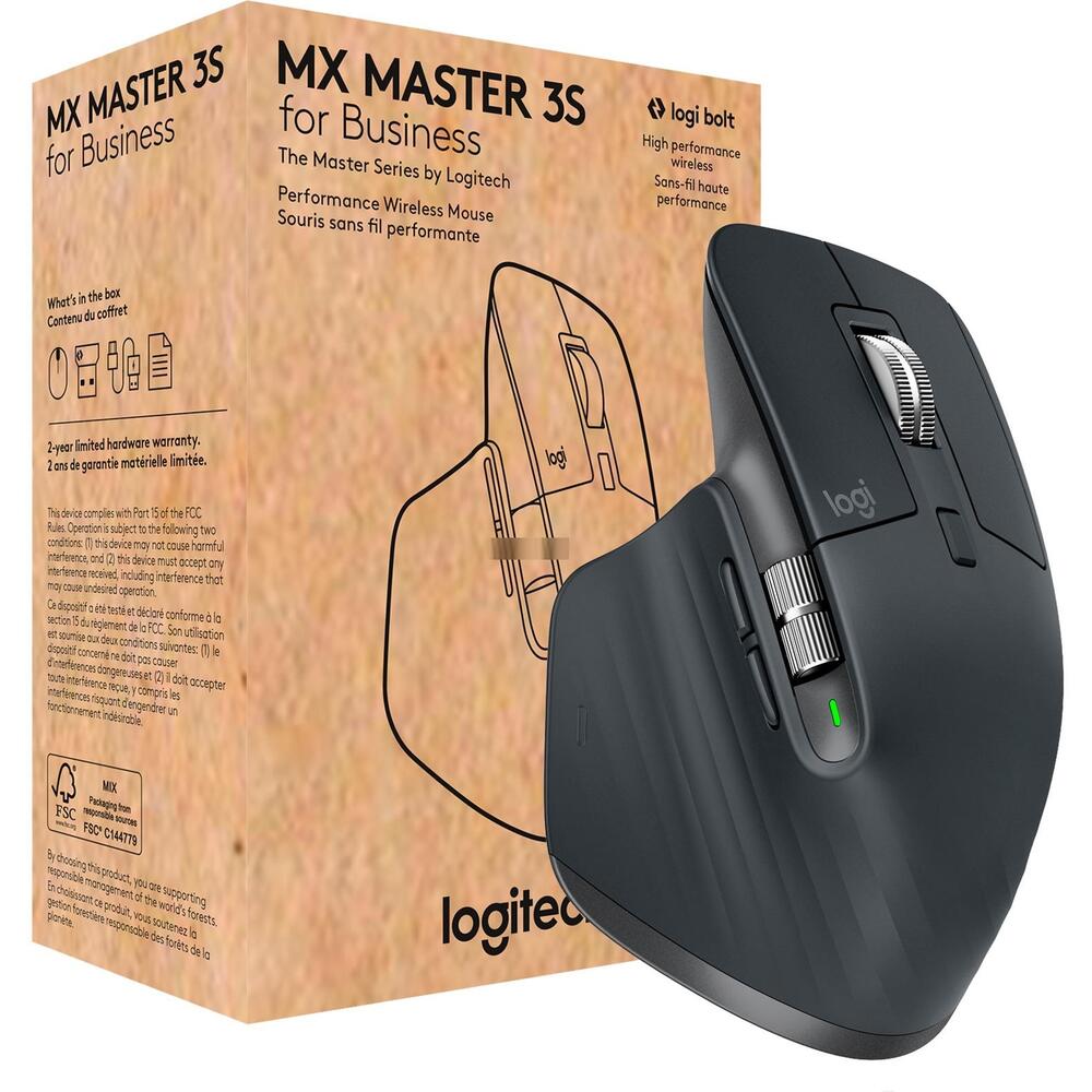 МИШКА LOGITECH MX MASTER 3S Wireless - Graphite - P№ 910-006582