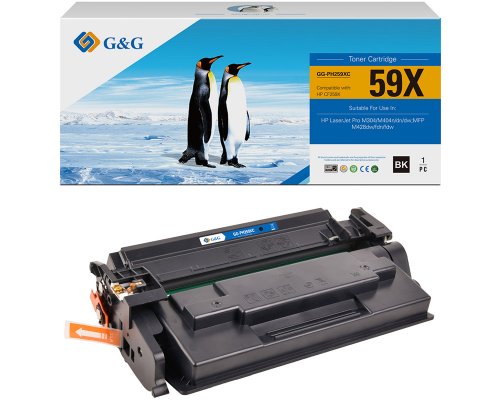 КАСЕТА ЗА HP LJ Pro M304/M404/MFP M428 - CF259X - /59X/ - Black  - WITH CHIP / С ЧИП  - P№ NT-PH259XCF - G&G