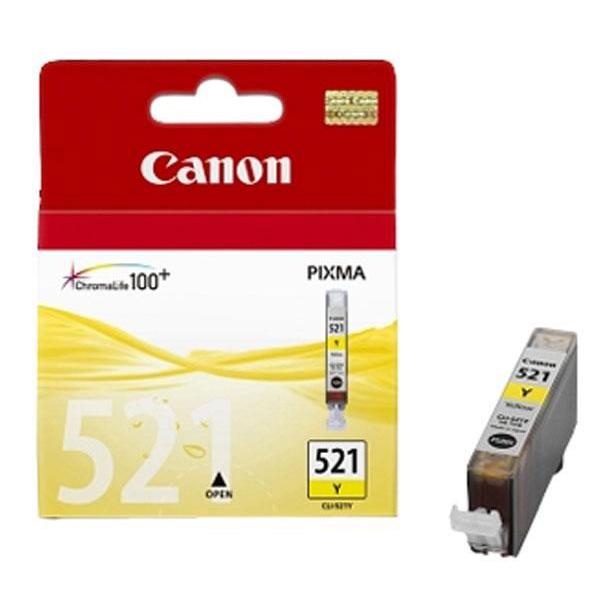 ГЛАВА ЗА CANON PIXMA iP 3600/4600/MP 540/620/630/980 - Yellow -  ink tank - /521/ - CLI-521Y (CLI521Y) - P№ 2936B001