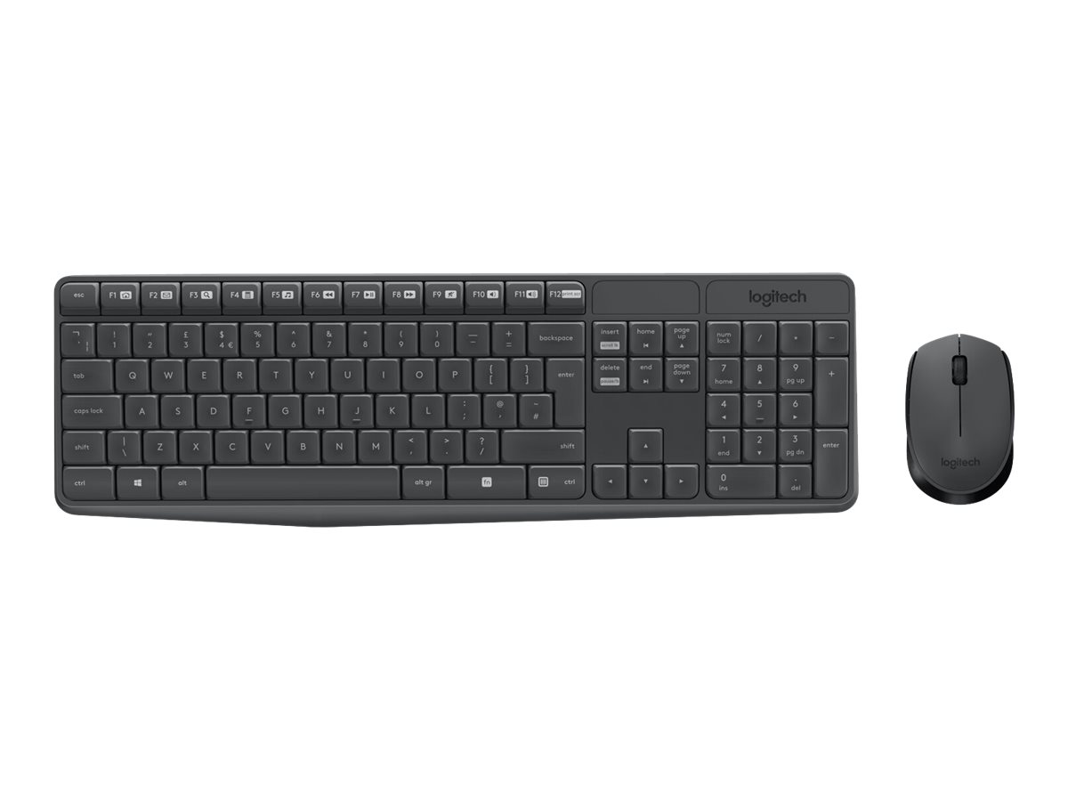 КОМПЛЕКТ МИШКА + КЛАВИАТУРА LOGITECH MK235U Wireless - Black - P№ 920-007931