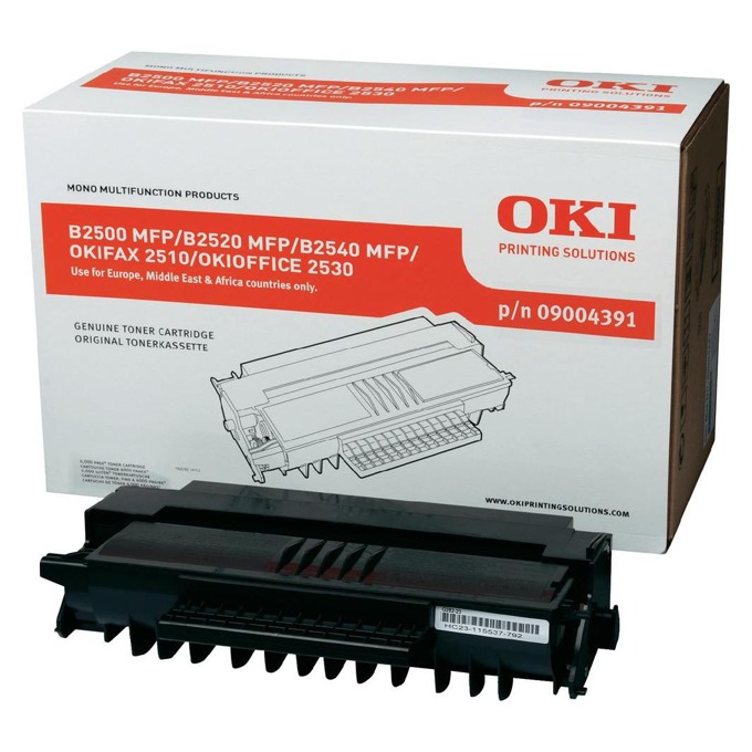 КАСЕТА ЗА OKI B 2500/2520/2540 - Black - HIGH CAPACITY - PN 09004391