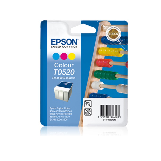 ГЛАВА ЗА EPSON STYLUS COLOR 400/440/460/500/600/640/660/670/740/760/800/850/1160/1520 - S020191/S020089 - Color - OUTLET - P№ C13T05204010