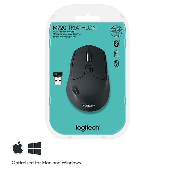 МИШКА LOGITECH M720 Wireless - Black - P№ 910-004791