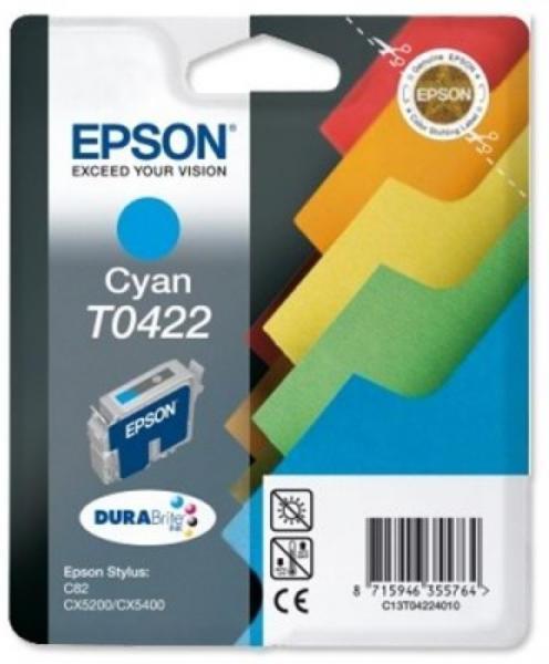 ГЛАВА ЗА EPSON STYLUS C82/CX 5100/5200 - Cyan - OUTLET - P№ T0422 - A