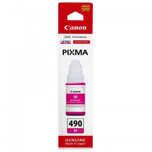 БУТИЛКА МАСТИЛО ЗА CANON PIXMA G1400/G2400/G3400 - /490/ - GI-490M (GI490M) - Ink Bottle - Magenta - PN BS0665C001AA