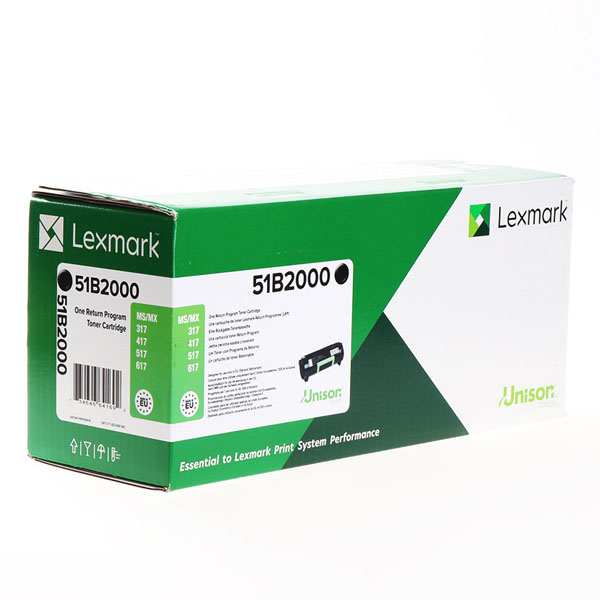 КАСЕТА ЗА LEXMARK  MS 317dn/417dn//517dn/617dn/MX 317dn/417dn/517de/617de - Black - P№ 51B2000