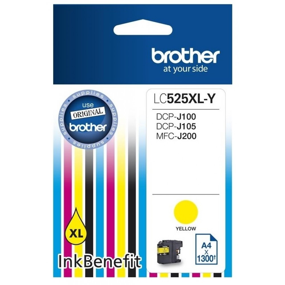 ГЛАВА ЗА BROTHER DCP J100/J105/MFC J200 - Yellow - HIGH CAPACITY - P№ LC525XLY (LC-525XLY)