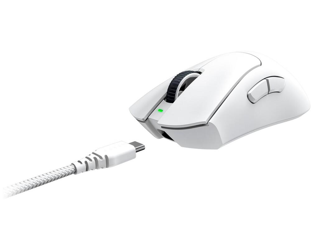 МИШКА RAZER DEATHADDER V3 Pro - Wired - White - PN RZ01-04630200-R3G1