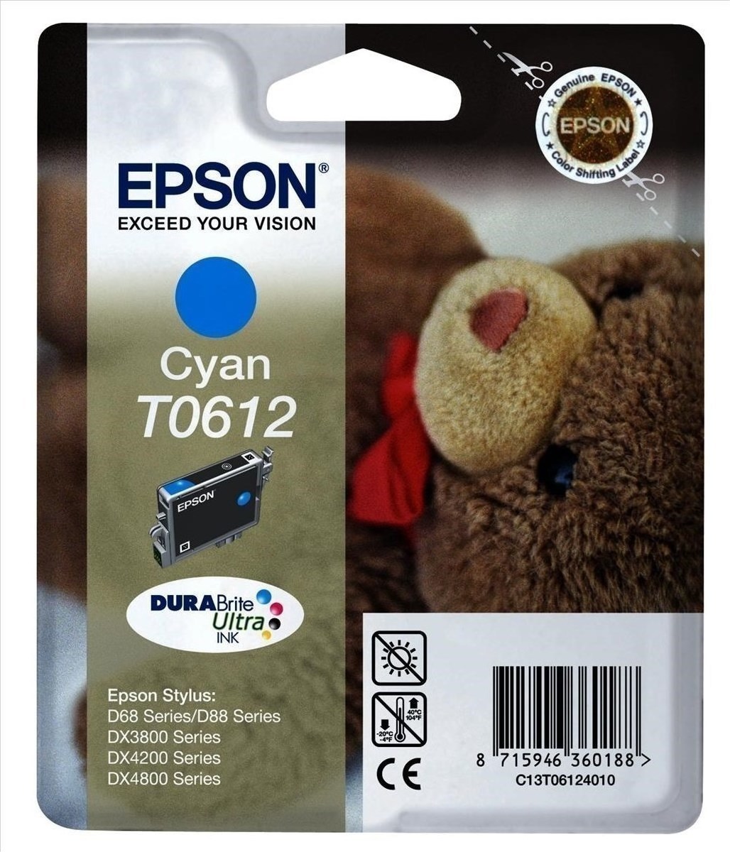 ГЛАВА ЗА EPSON STYLUS D88 Photo Edition/D68Pe/D88PE/DX 4800/4850/4200/3800/3850 - Cyan - P№ C13T061240