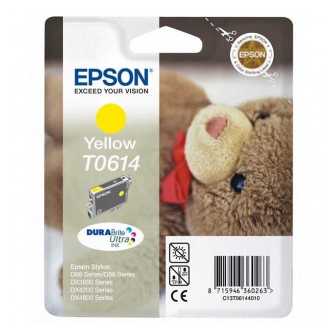 ГЛАВА ЗА EPSON STYLUS D88 Photo Edition/D68Pe/D88PE/DX 4800/4850/4200/3800/3850 - Yellow - P№ C13T061440