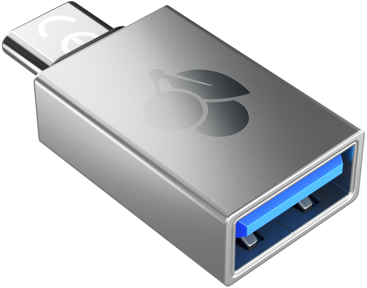 АДАПТЕР CHERRY - USB-A to USB-C - Silver - PN 61710036