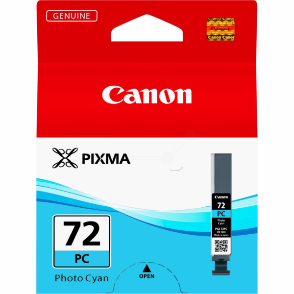 ГЛАВА ЗА CANON PIXMA PRO-10/10S - Photo Cyan ink cartridge - PGI-72PC - P№ 6407B001 -  14 ml / 351 pages