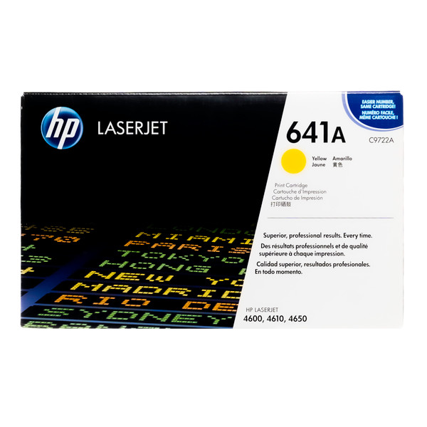 КАСЕТА ЗА HP COLOR LASER JET SMART PRINT 4600 - Yellow -  /641A/  - P№ C9722A