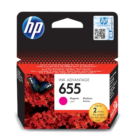 ГЛАВА ЗА HEWLETT PACKARD Deskjet ink advantage 3525/4615/4625/5522/6525 - Magenta - /655/ - P№ CZ111AE 