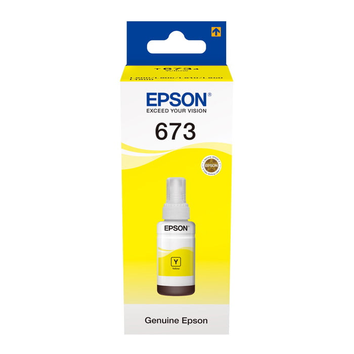 БУТИЛКА МАСТИЛО ЗА EPSON L800/L810/L850/L1800/L805 - Ink Bottle - Yellow  - /673/ - T6734 - P№ C13T67344A 