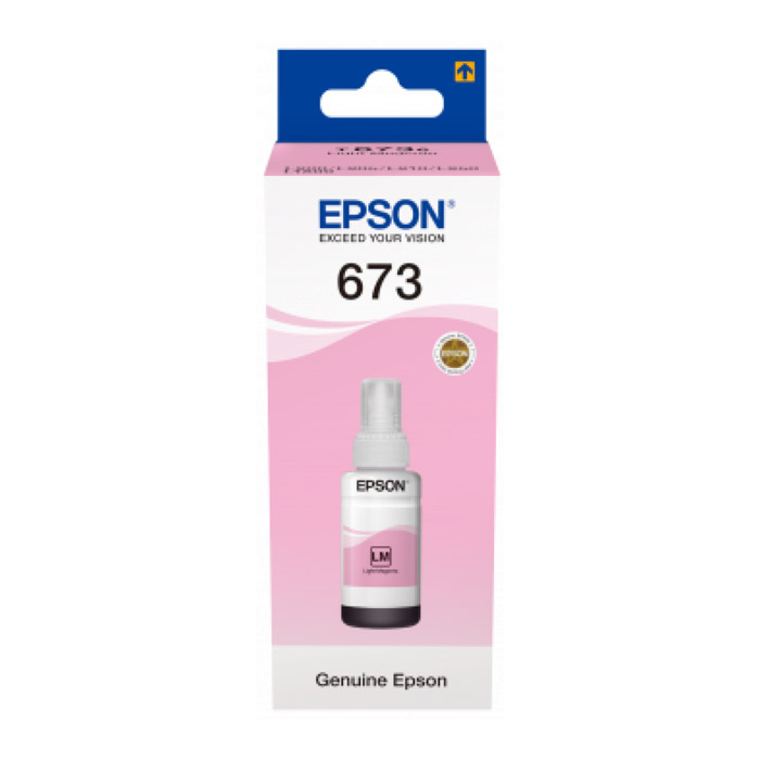 БУТИЛКА МАСТИЛО ЗА EPSON L800/L810/L850/L1800/L805 - Ink Bottle - Light Magenta - /673/ - T6736 - P№ C13T67364A