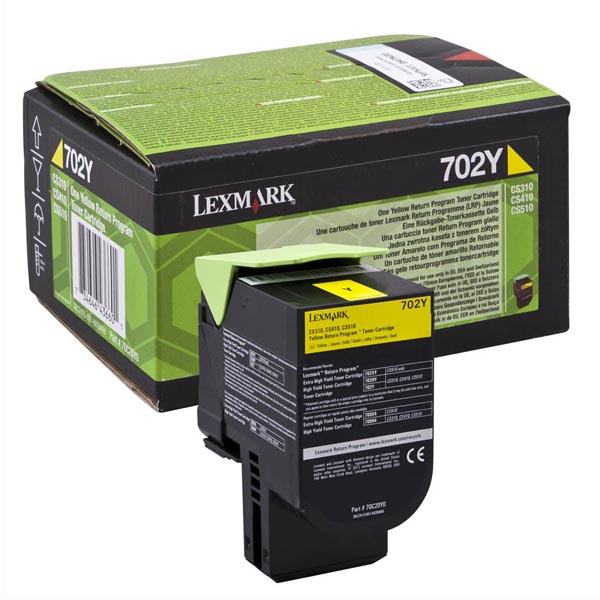 КАСЕТА ЗА LEXMARK CS310/CS410/CS510 - Yellow - Return program cartridge - P№ 70C20Y0 - /702Y/