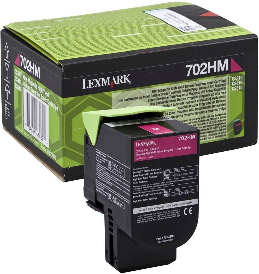 КАСЕТА ЗА LEXMARK CS310/CS410/CS510 - Magenta - HIGH CAPACITY - Return program cartridge - P№ 70C2HM0 - /702HM/