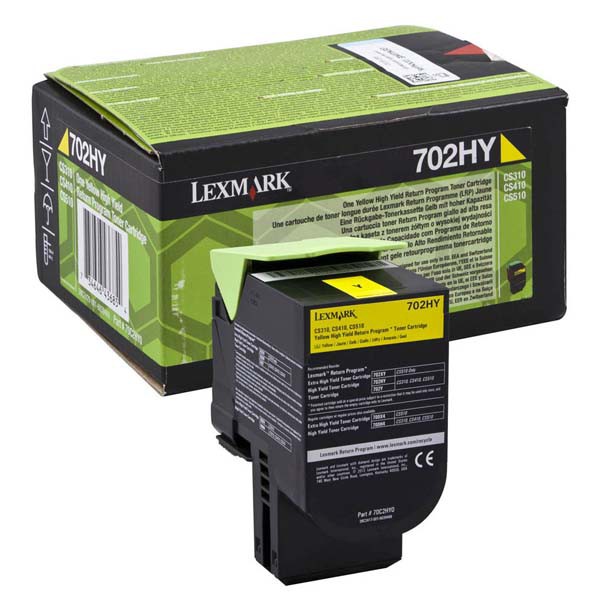 КАСЕТА ЗА LEXMARK CS310/CS410/CS510 - Yellow - HIGH CAPACITY - Return program cartridge - P№ 70C2HY0 - /702HY/