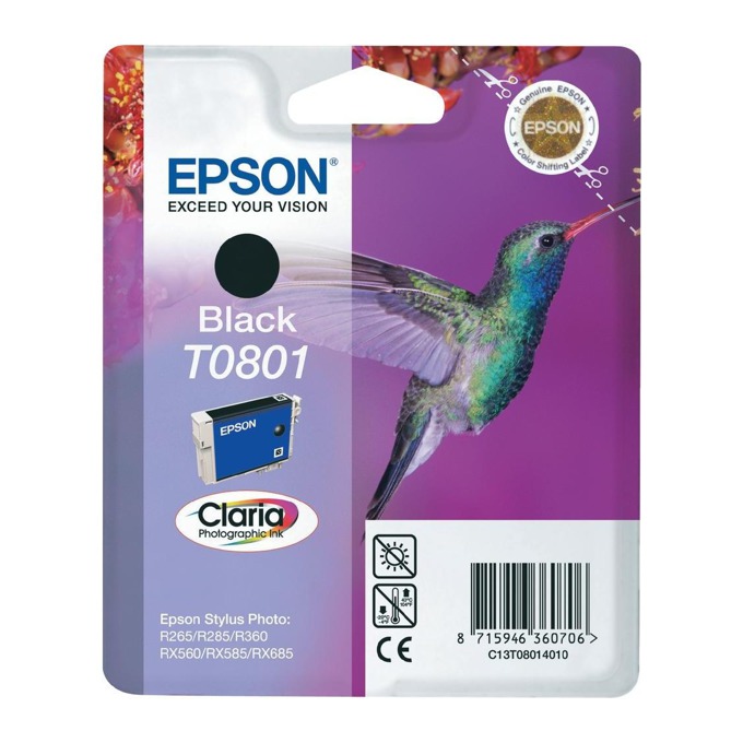 ГЛАВА ЗА EPSON STYLUS PHOTO R 265/285/360/RX 560 - Black - P№ C13T08014010