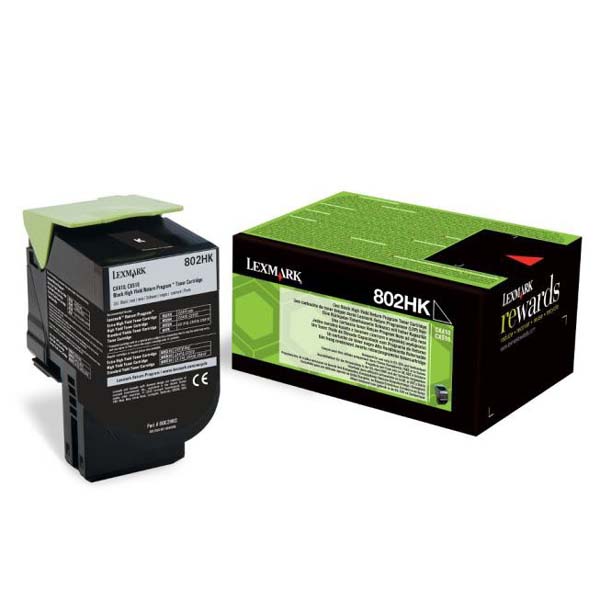 КАСЕТА ЗА LEXMARK CX 410de/410e/410dte/510de/510dhe/510dthe - Black - HIGH CAPACITY - Return program cartridge - /802HK/ - P№ 80C2HK0