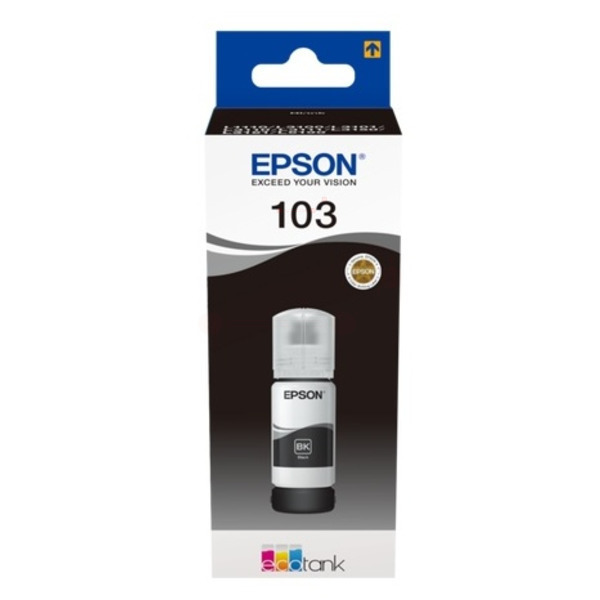 БУТИЛКА МАСТИЛО ЗА EPSON L1110/L3100/L3101/L3110/L3150/L5190 - /103/ - EcoTank - Black - Ink Bottle - P№ C13T00S14A