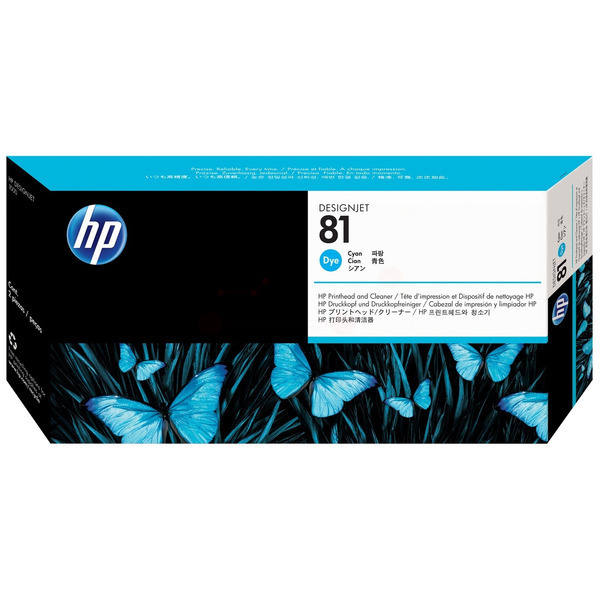 ГЛАВА (PRINTHEAD) ЗА HEWLETT PACKARD DesingnJet 5000/5000PS - Cyan head + kit - /81/ - P№ C4951A