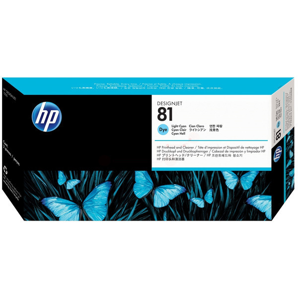 ГЛАВА (PRINTHEAD) ЗА HEWLETT PACKARD DesingnJet 5000/5000PS - Light cyan head + kit - /81/ - P№ C4954A