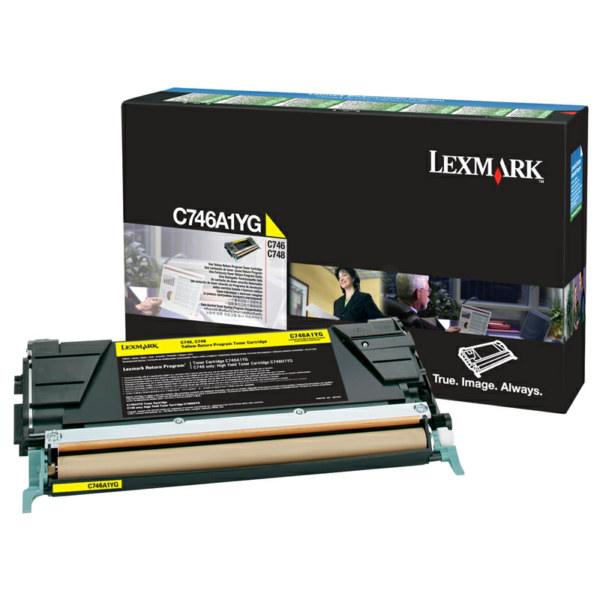 КАСЕТА ЗА LEXMARK C 746/746DN/746DTN/746N/748/748DE/748DTE/748E Serie - Yellow - PN C746A1YG