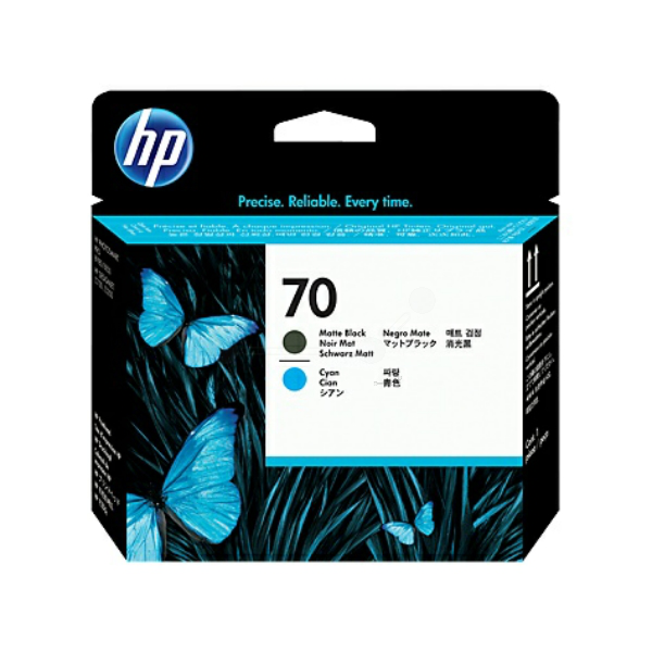 ГЛАВА (PRINTHEAD) ЗА HEWLETT PACKARD Photosmart Pro B9180 Professional Photo Printer/Designjet Z2100/Z3100/Z3200/Z5200  -  Matte Black and Cyan Printhead  - /70/ - P№ C9404A