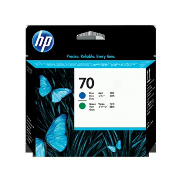 ГЛАВА (PRINTHEAD) ЗА HEWLETT PACKARD Photosmart Pro B9180 Professional Photo Printer/Designjet Z2100/Z3100/Z3200/Z5200 - Blue and Green Printhead - /70/ - P№ C9408A