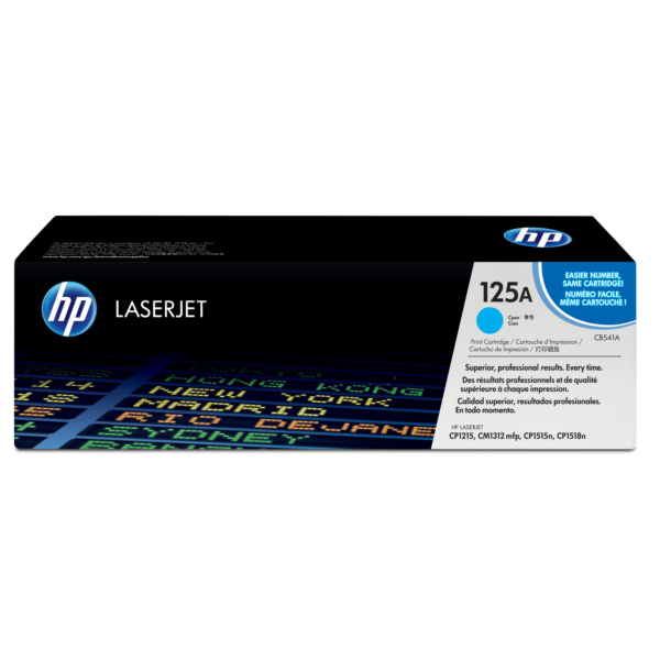 КАСЕТА ЗА HP COLOR LASER JET CP 1215/1515N - Cyan - /125A/ - PN CB541A