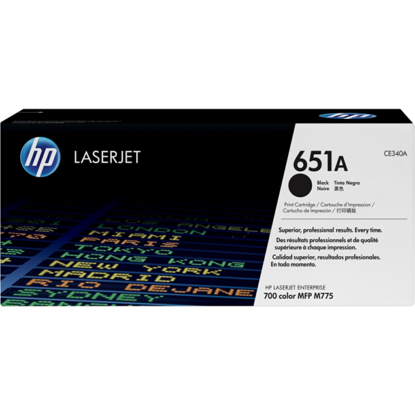 КАСЕТА ЗА HP LaserJet Enterpise 700 Color MFP M775 Series - Black - /651A/  - P№ CE340A