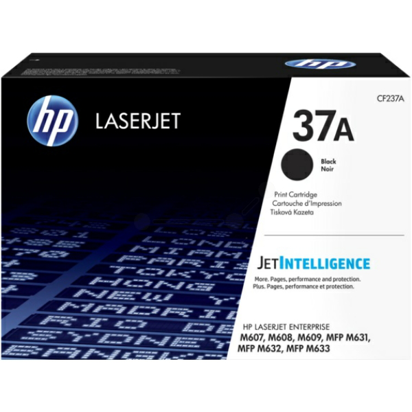 КАСЕТА ЗА HP LaserJet Enterprise M607/M608/M609/MFP M631/M632/M633 - Black - /37A/ - PN CF237A