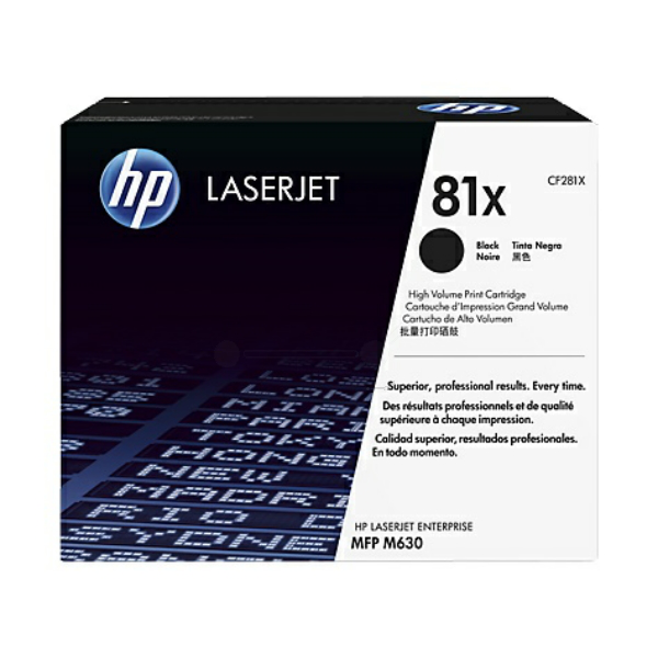 КАСЕТА ЗА HP LaserJet Enterprise MFP M630 - Black - /81X/ - PN CF281X