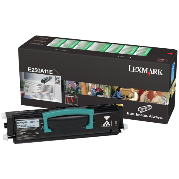 КАСЕТА ЗА LEXMARK E250/E350/E352 - Black - Return program cartridge - PN E250A11E